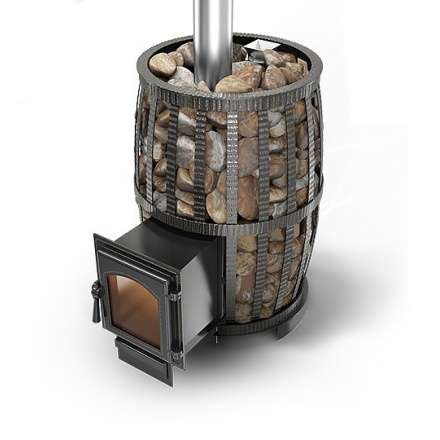 Печь для бани Везувий Легенда Русский Пар Ковка 30 (270) в Слуцке