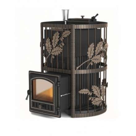 Печь для бани Везувий Эверест Ковка 24 (280) закрытая каменка Амазонка бай фото в Слуцке