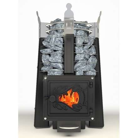 Печь для бани Добросталь Августа стоун стронг со стеклянной дверкой Амазонка бай фото в Слуцке