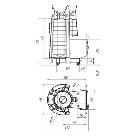 Печь для бани Добросталь Августа профи в Слуцке