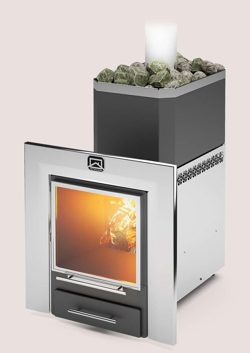 Печь для бани Теплодар Русь-18 ЛНЗП Профи Панорама (1.1) Амазонка бай фото в Слуцке