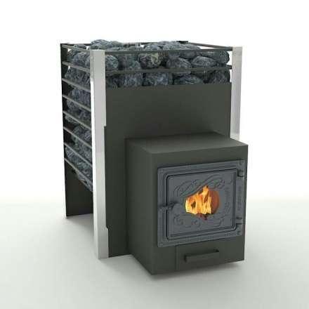 Печь для бани Добросталь Жара-люкс 20 дверка со стеклом Амазонка бай фото в Слуцке