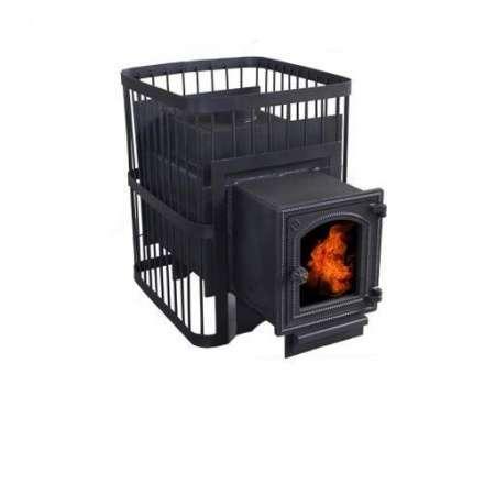 Печь банная ComfortProm РЕТРО  СТАЛЬ 8 мм стекло 26 м3 купить в Слуцке