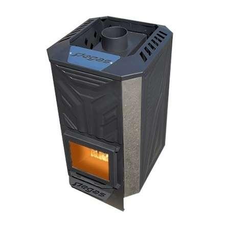 Банная печь Пегас 26 эконом короткая топка со стеклом конвекция амазонка бай фото в Слуцке