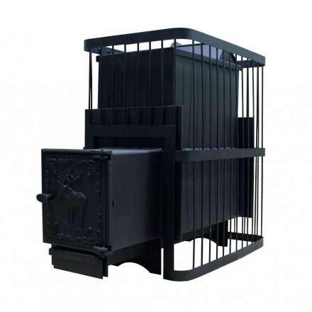 Печь банная ComfortProm РЕТРО СТАЛЬ 8 мм закр. каменка 20 м3 купить в Слуцке