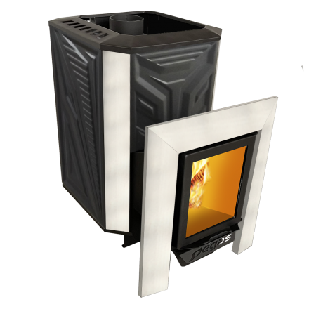 Банная печь Пегас 16 со стеклом конвекция фото в Слуцке