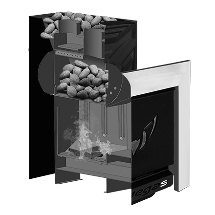 Банная печь Пегас 16 панорама конвекция в Слуцке