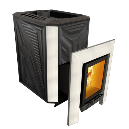 Банная печь Пегас 26 со стеклом конвекция фото в Слуцке