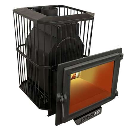 Банная печь Пегас 26 панорама сетка фото в Слуцке