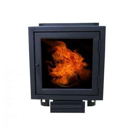 Печь банная ComfortProm "РЕТРО" СТАЛЬ 8 мм панорама 26 м3 Амазонка бай фото в Слуцке