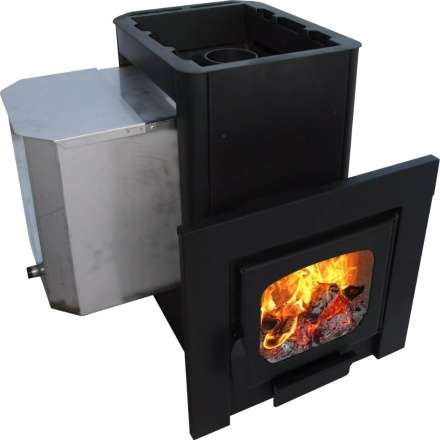 Печь для бани Варвара Мини  навесная панор. дверь купить в Слуцке