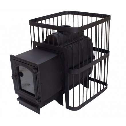 Печь банная ComfortProm Сталь 8мм стекло 16 м3 купить в Слуцке