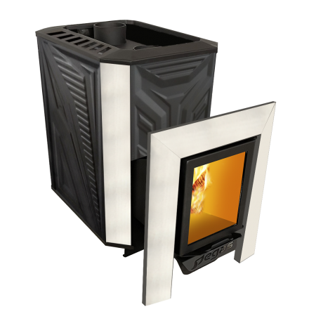 Банная печь Пегас 26 нерж со стеклом конвекция амазонка бай фото в Слуцке