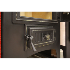 Купить стальной камин Везувий ПК-01 (270) в Слуцке фото в интерьере в Слуцке