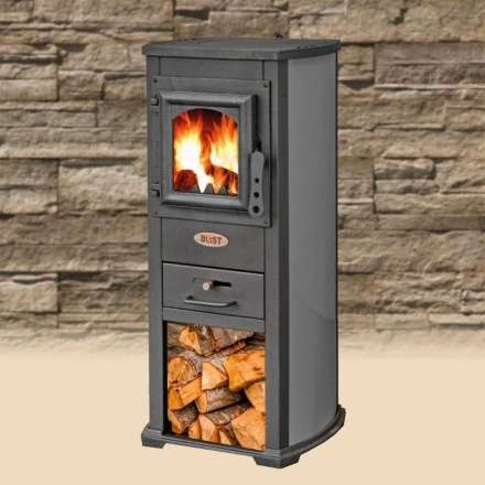 Печь-камин Blist Ekonomik Lux N чугунная дверца бежевый Амазонка бай фото в Слуцке