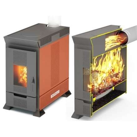 Отопительная печь Теплодар Матрица 200 в Слуцке