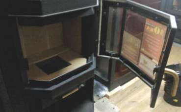 Купить камин со стеклом Мета-Бел Ока в Слуцке фото в Слуцке