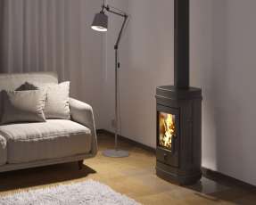 Стальной дедорогой камин EVEREST F7 фото в Слуцке