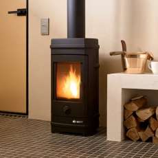 Стальной дедорогой камин EVEREST F7 фото в Слуцке