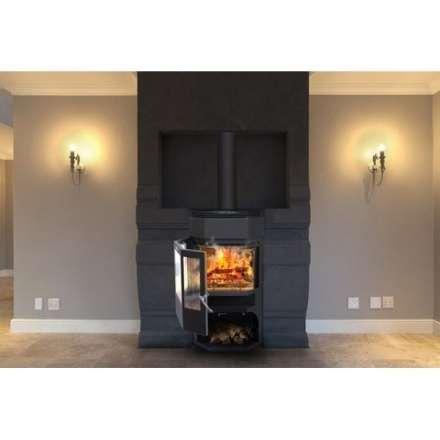 Стальная печь-камин Сибирь 8 фото в Слуцке