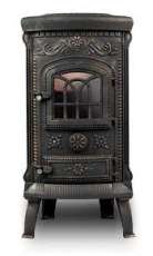 Купить Печь-камин NORDflam Verdo patine в интерьере в Слуцке Амазонка бай фото в Слуцке