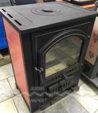 Купить Печь-камин Везувий ПК-01 (205) с плитой и т/о красн.12 кВт в Слуцке в Слуцке