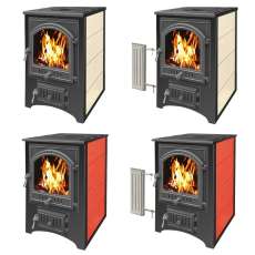 Купить Печь-камин Везувий ПК-01 (205) с плитой и т/о красн.12 кВт в Слуцке в Слуцке