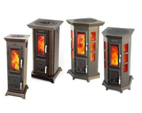 Недорогая стальная печь Термофор Статика Секста, чёрная бронза фото серия в Слуцке