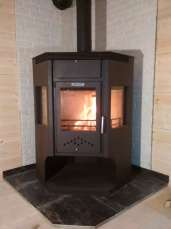 Отопительная печь-камин Сибирь 15 фото в интерьере в Слуцке