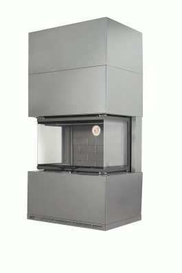 Камин Родос 800 ГРАФИТ шамот черный в Слуцке