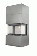 Камин Родос 800 ГРАФИТ шамот белый в Слуцке