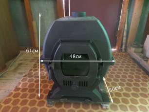 Купить Печь отопительная чугунная Везувий Триумф 180 с т/о в Слуцке в Слуцке