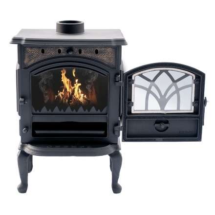 Печь-камин Сибирь 7 чугунная фото в Слуцке