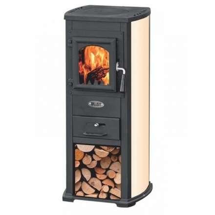 Печь-камин Blist Ekonomik Lux N чугунная дверца серый фото в Слуцке