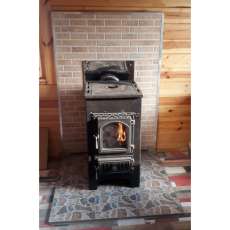 Купить Печь-камин Везувий ПК-01 (270) с плитой и т/о бежевая 9 кВт в Слуцке в Слуцке