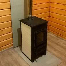Купить Печь-камин Везувий ПК-01 (270) с плитой и т/о бежевая 9 кВт в Слуцке в Слуцке