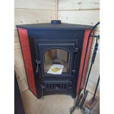 Купить Печь-камин Везувий ПК-01 (220) с конфоркой угловой красный 9 кВт в Слуцке в Слуцке