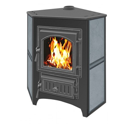Печь-камин Везувий ПК-01 (220) угловой талькохлорит 9 кВт Амазонка бай фото в Слуцке
