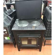 купить Печь-камин Везувий ПК-04 (240) с плитой беж 12 кВт в Слуцке в Слуцке