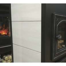 Недорогой камин со стеклом ЭТНА (ДТ-4С) с плитой и теплообменником Амазонка бай фото в Слуцке