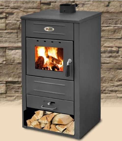 Печь-камин Blist B2 E с водяным контуром Амазонка бай фото в Слуцке