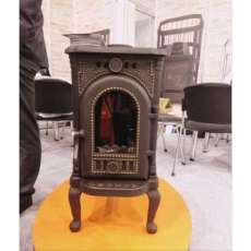 Недорогая отопительная печь со стеклом Сибирь 6 фото в Слуцке