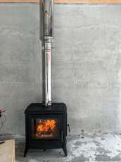 Купить чугунный Печь-камин EVEREST S13 в Слуцке фото в интерьере в Слуцке