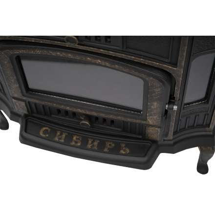 Стильная печь-камин Сибирь 10 чугунная Фото в Слуцке