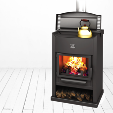Недорогой камин с дровницей Теплодар ОВ-120 (прямой) фото в Слуцке