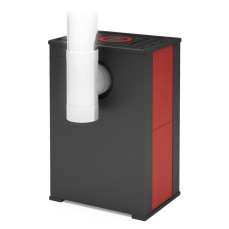 Стальной камин со стеклом Теплодар Твист фото в Слуцке