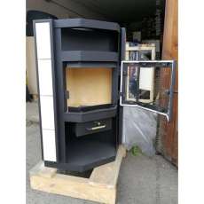 Купить стальной камин с шамотом Мета-Бел Нева в Слуцке фото в Слуцке