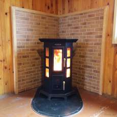 Отопительная печь Термофор Статика Квинта, чёрная бронза фото в Слуцке