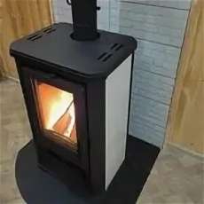 Купить стальной недорогой камин с шамотом Мета-Бел АОТ 7.0 Ритм в Слуцке фото в Слуцке