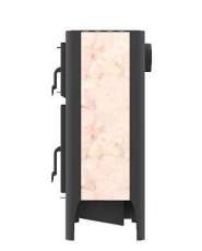 Печь-камин со стеклом Бавария Эко с духовкой и плитой фото в Слуцке